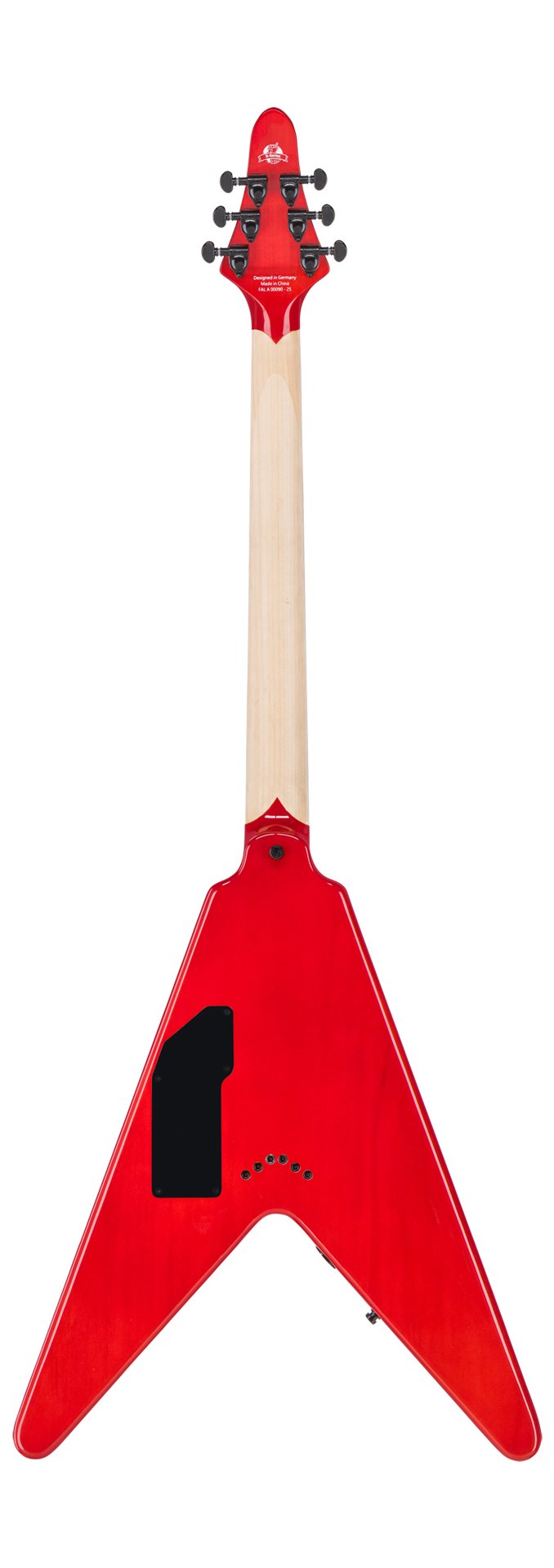 Artist Line Breaker WH-1- Majesty Red Blackburst Transparent High Polish E-Gitarre